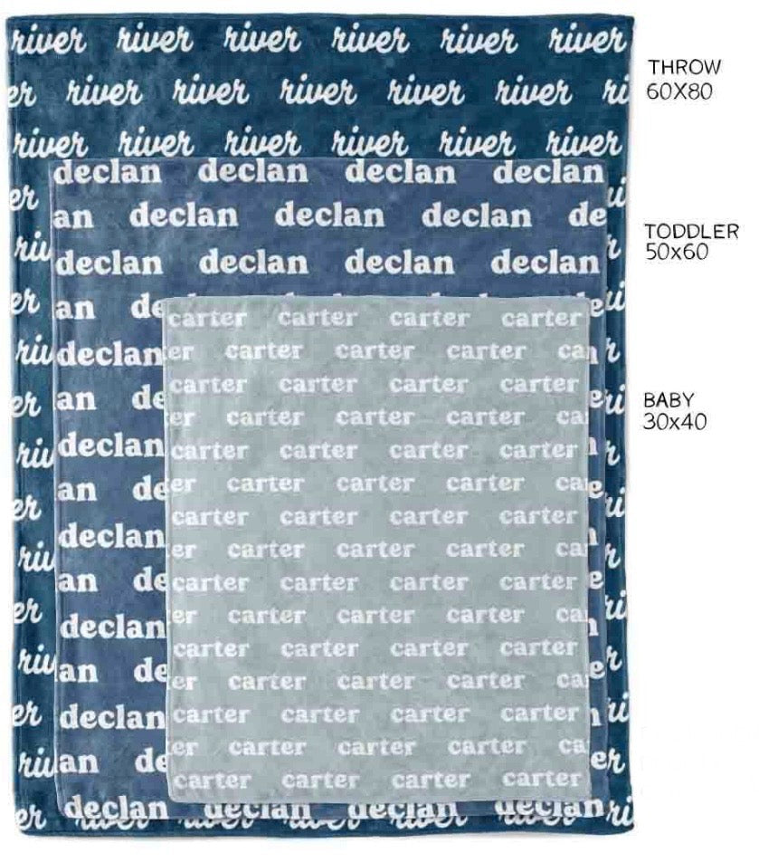 Personalized Fleece Blankets