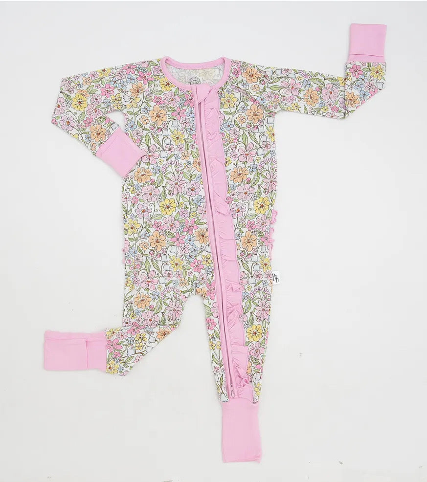 In a field of Flowers Ruffle Zippie