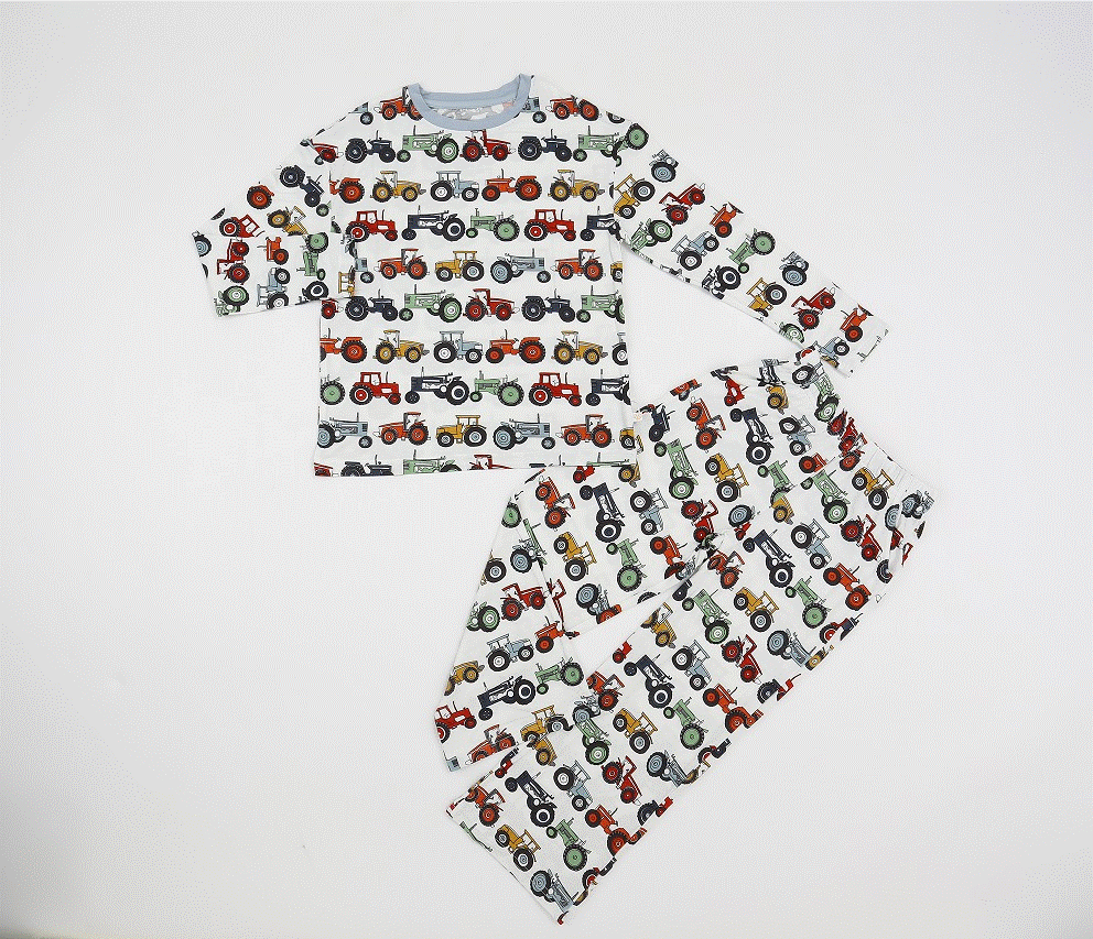 Vintage Tractors Big Kid Two-Piece Set