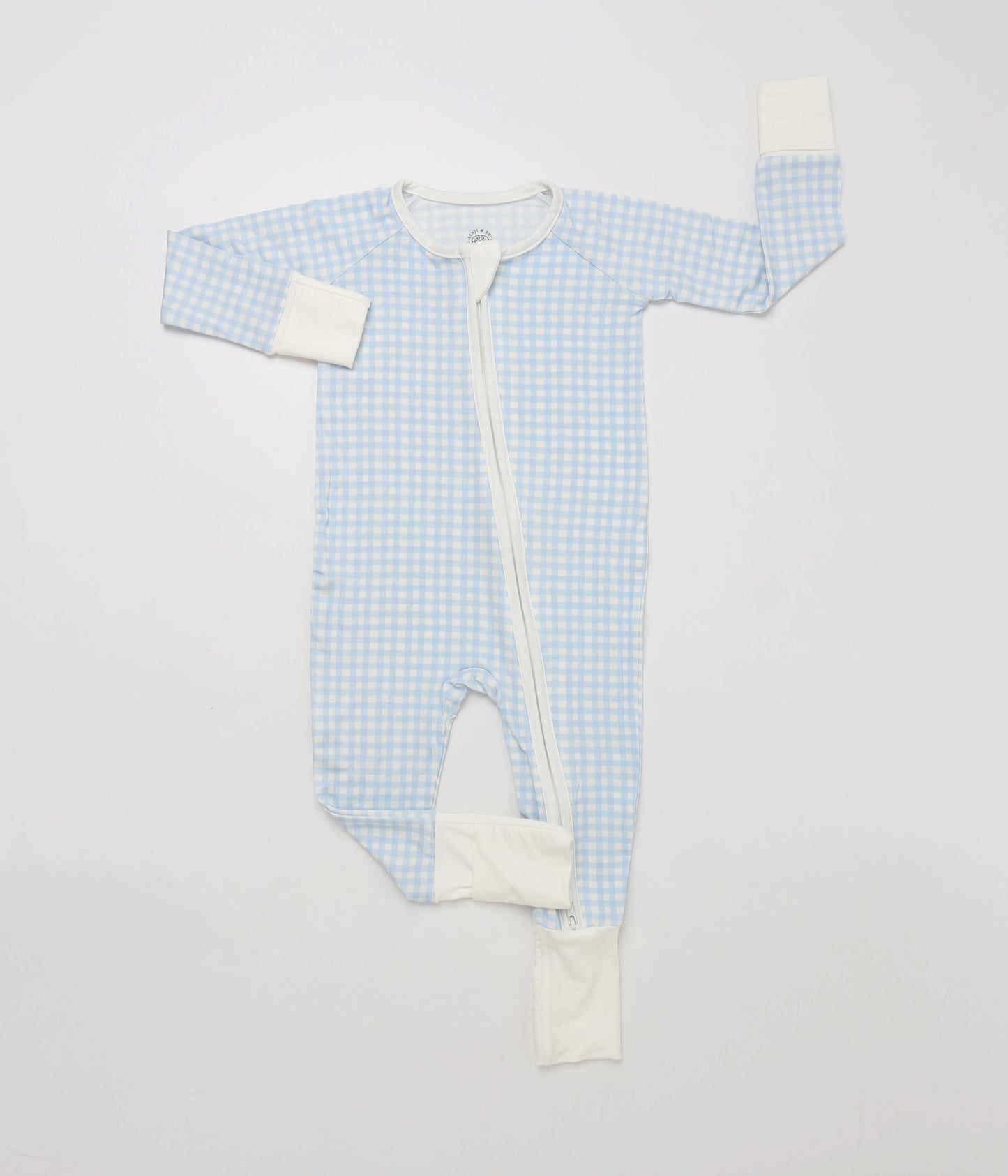 Blue Gingham Zippie