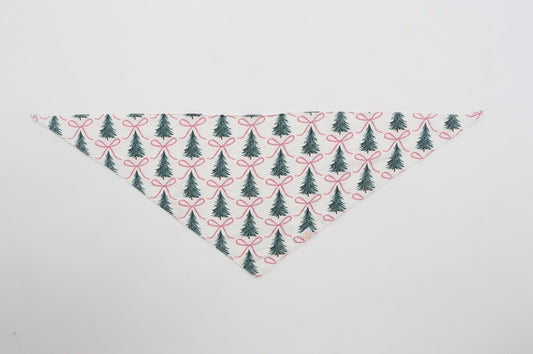 Evergreen Bows Dog Bandana