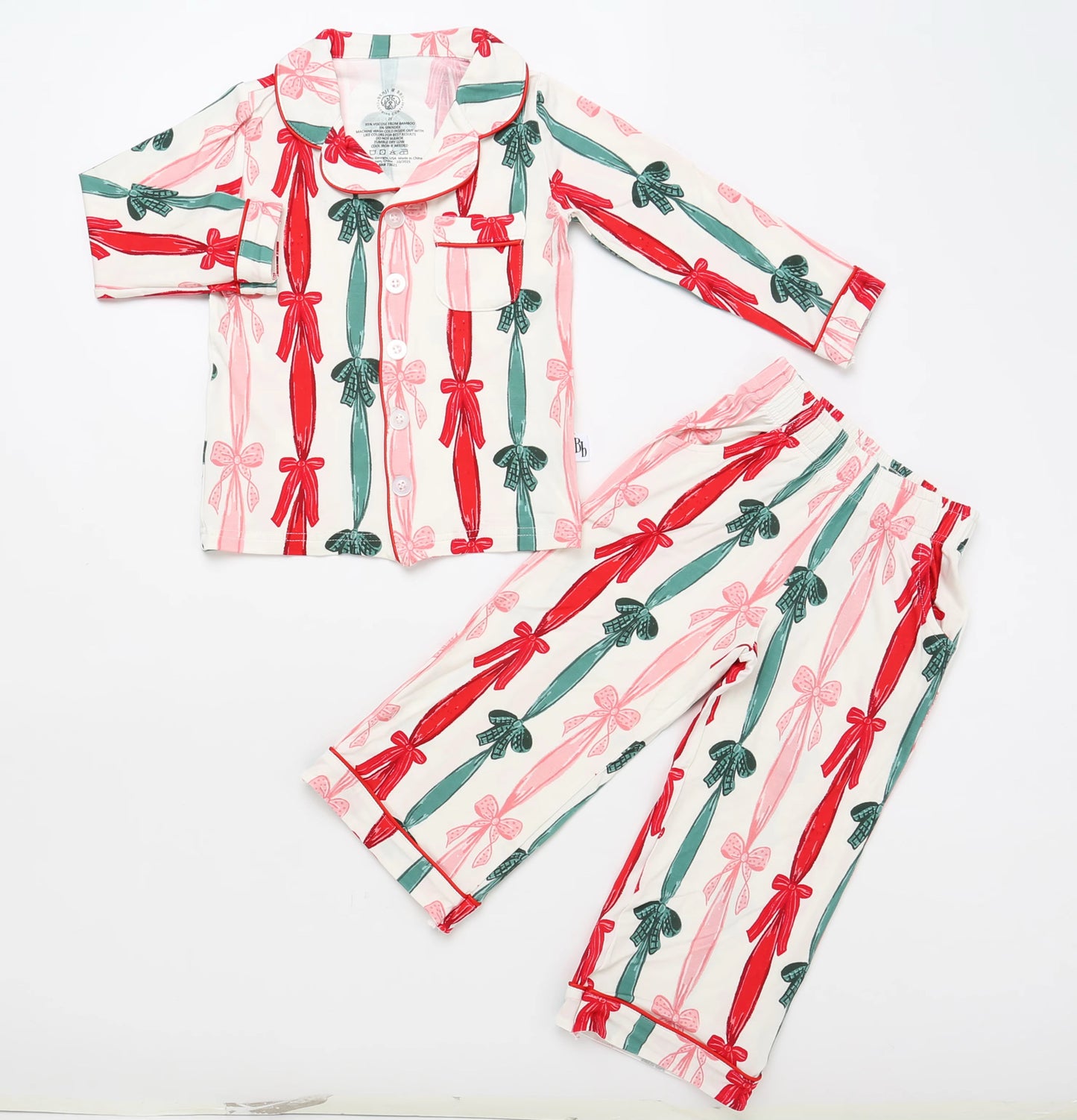 Christmas Bows Button Down