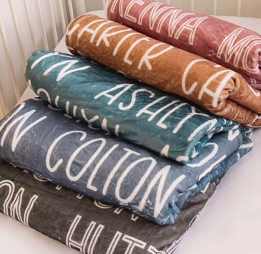 Personalized Fleece Blankets