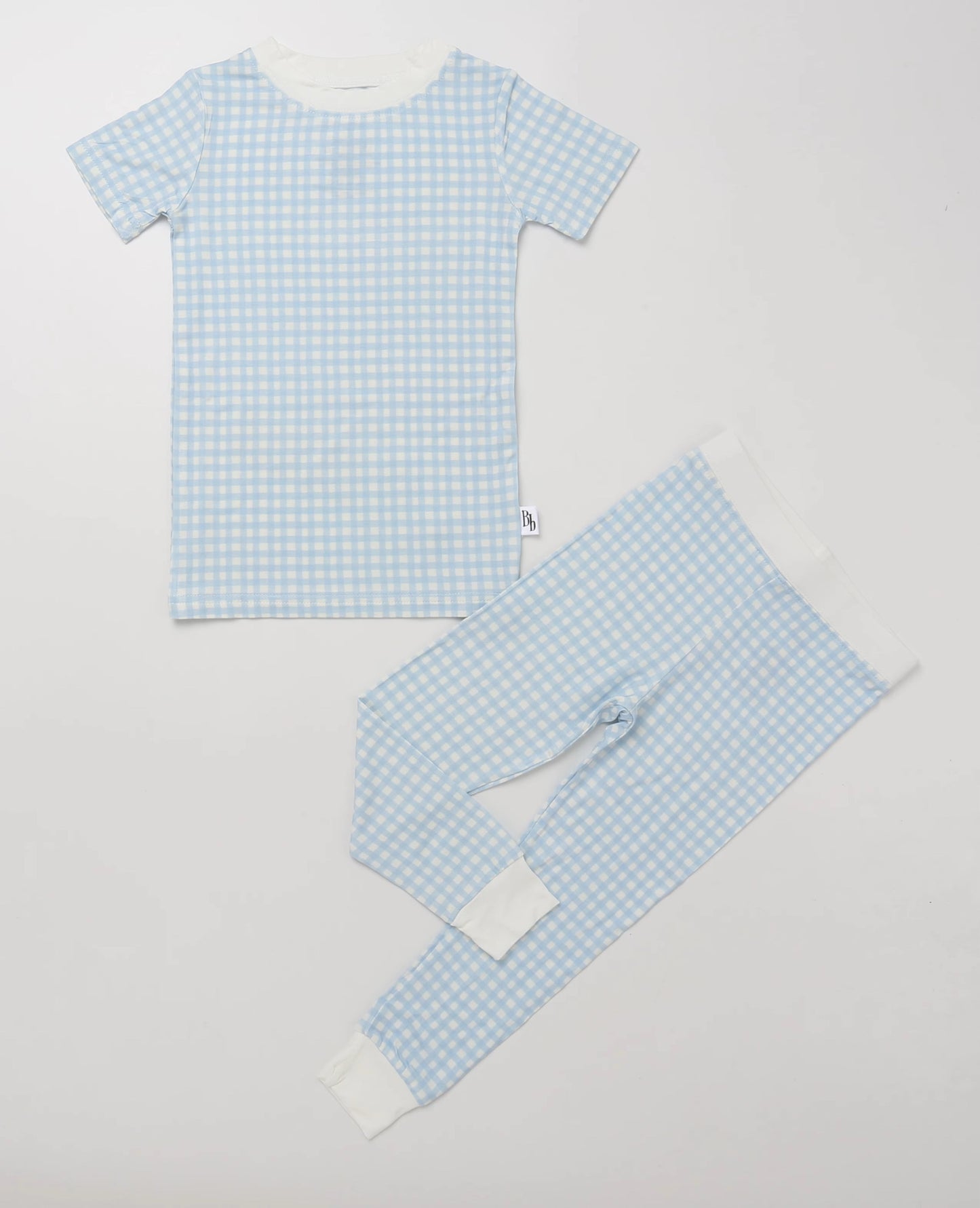 Blue Gingham Toddler Two-Piece