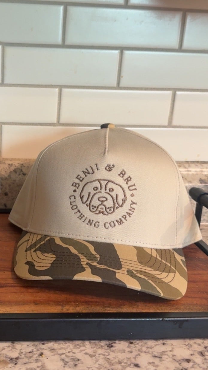 Adult Benji and Bru Camo Hat