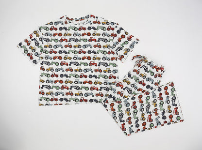 Vintage tractors Adult Two-Piece Set