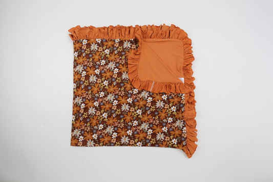 Meadows and Mocha Bamboo Blanket