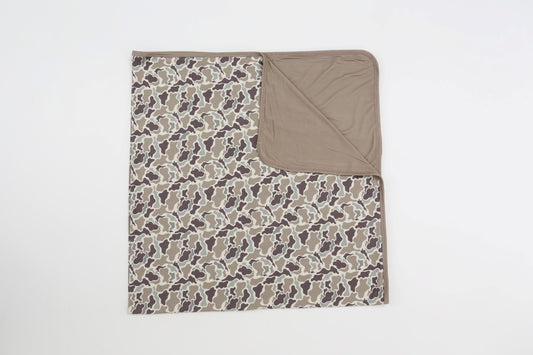 The "Big Chad" Camo Bamboo Blanket