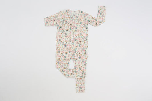Heirloom Floral Magnetic Onesie